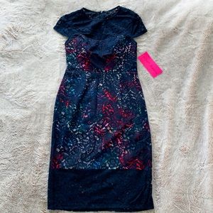 NWT Betsey Johnson floral lace dress